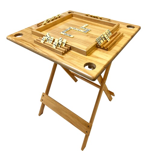 Wood domino table folding - table,